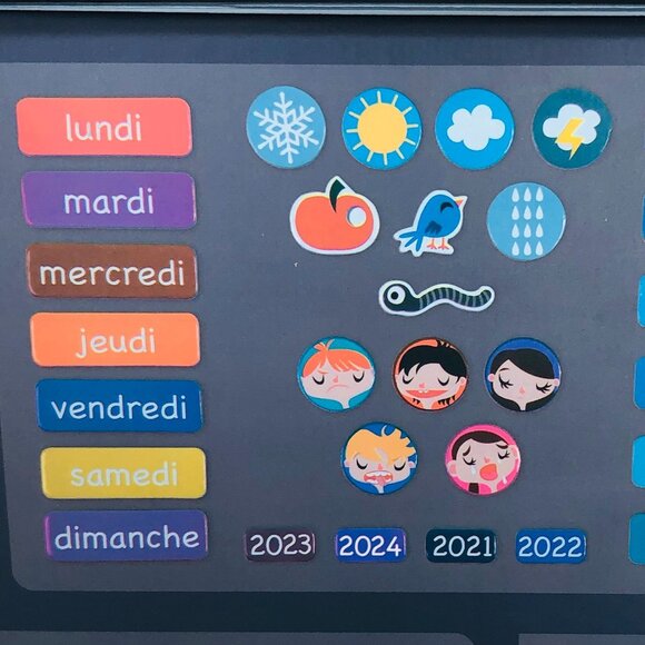 Agenda Magnetique Une Belle Journee - En Bois New Sealed For Age 3+ - Picture 15 of 16